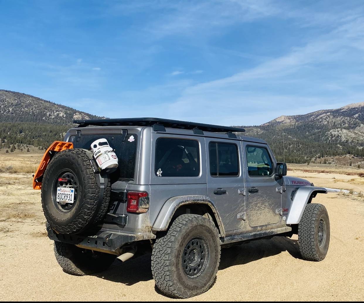 Jeep Wrangler JL AT Overland Propane tank mount IMG_0870