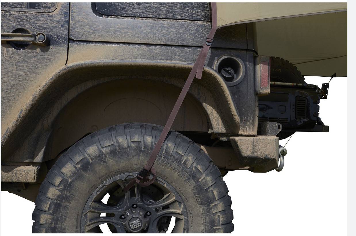 Jeep Wrangler JL Tarp securement to Freedom Hardtop Slumberjack