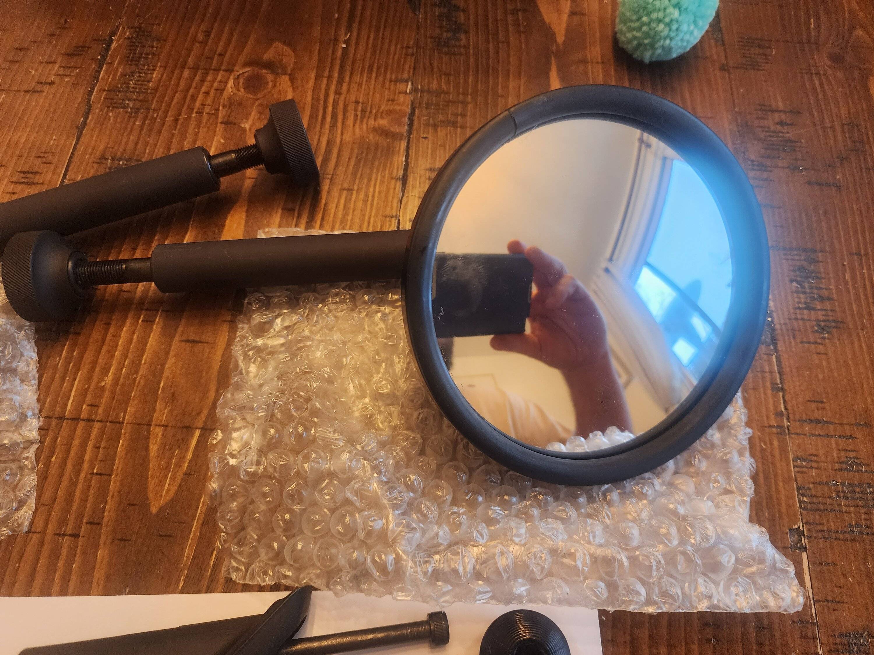 Jeep Wrangler JL CMM mirrors and grab handle mount 20231214_154008