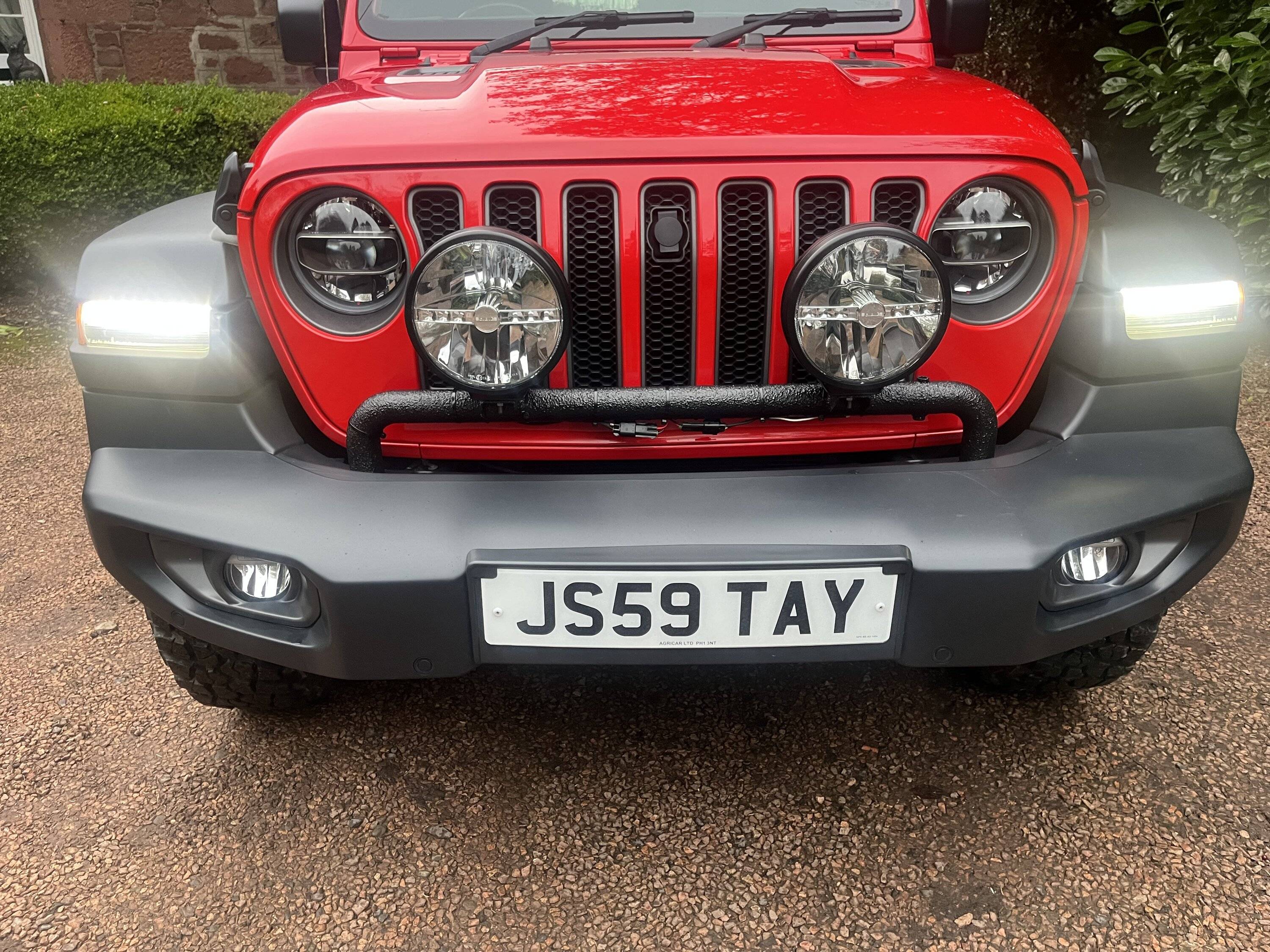 Jeep Wrangler JL Lamp bar IMG_6791
