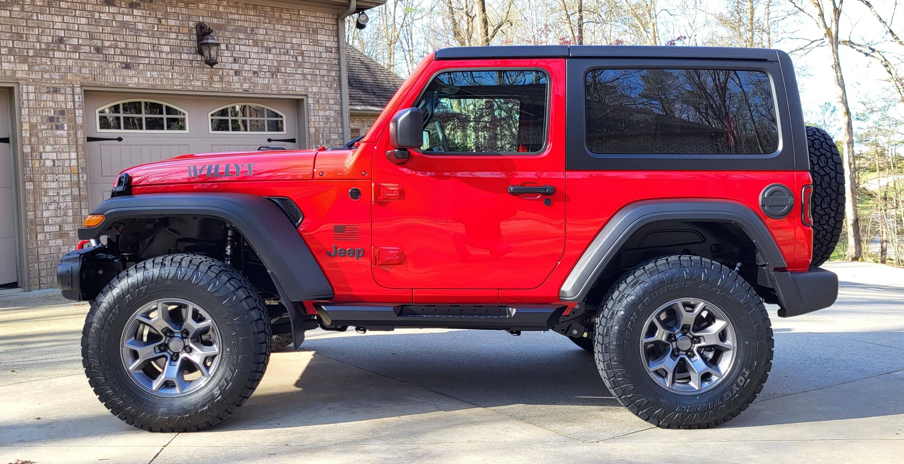 Jeep Wrangler JL Side steps for 2 Door 20230318_101312