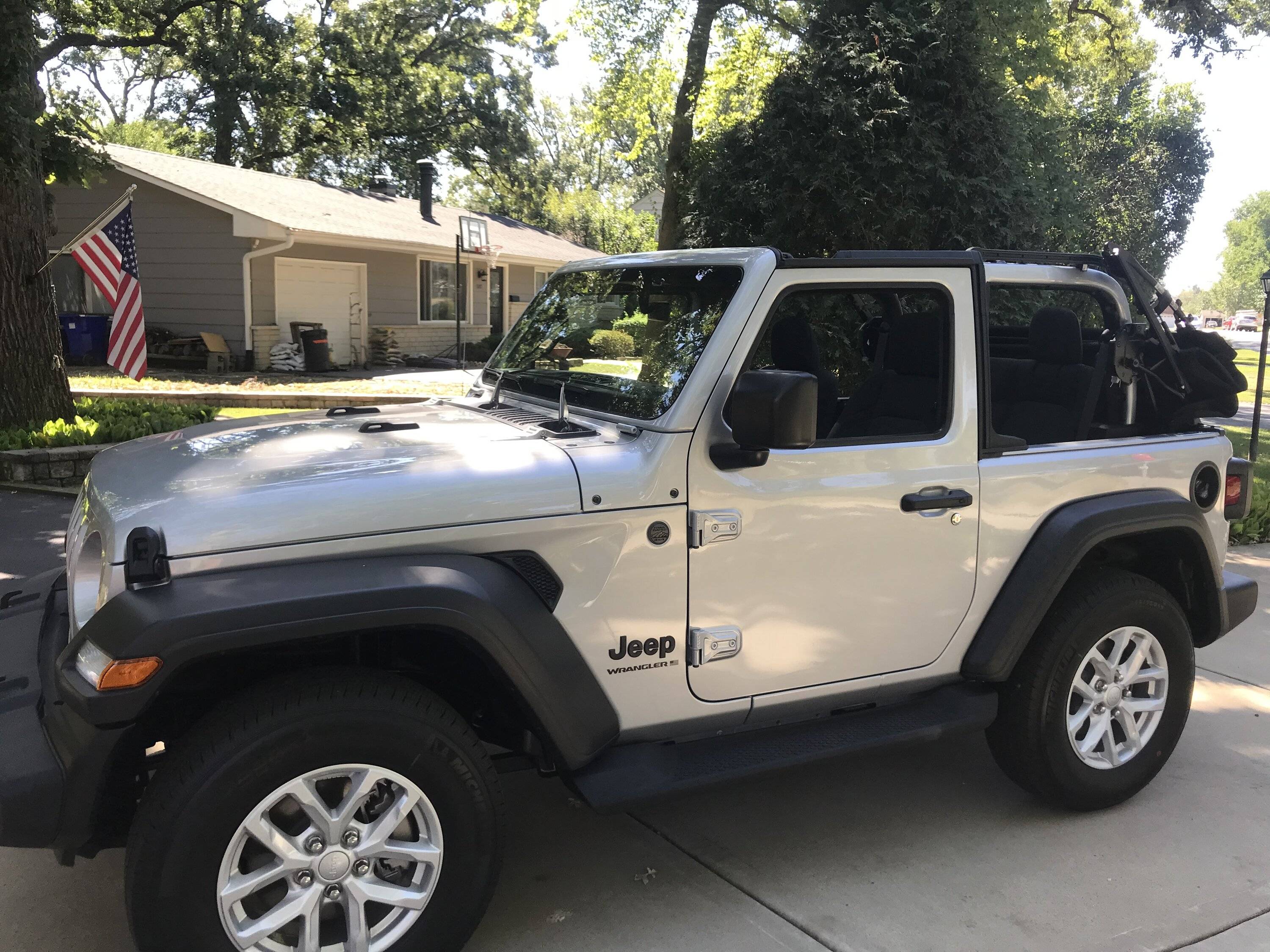 Jeep Wrangler JL Side steps for 2 Door IMG_3996