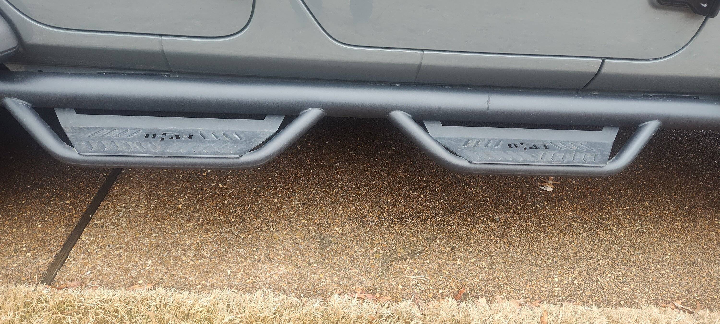 Jeep Wrangler JL Steps for stock Rubicon rock sliders IMG_20231225_121949521