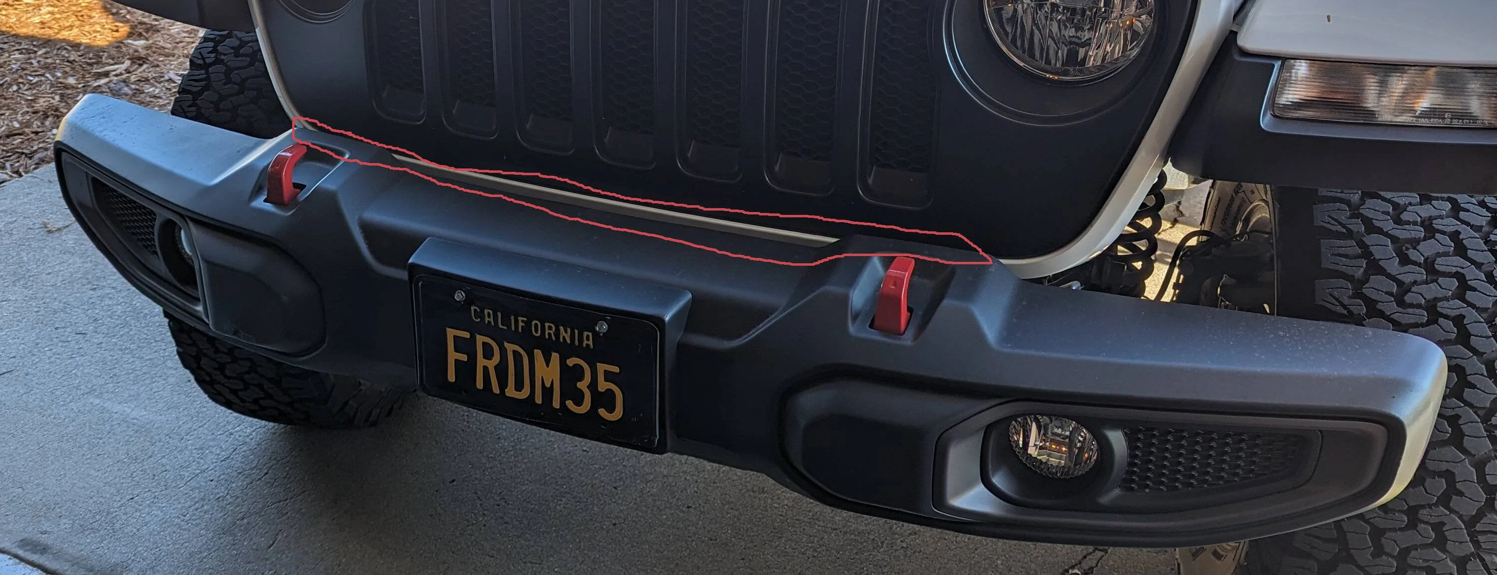 Jeep Wrangler JL 2023 JLUR Cyked Build Thread factory bumper1
