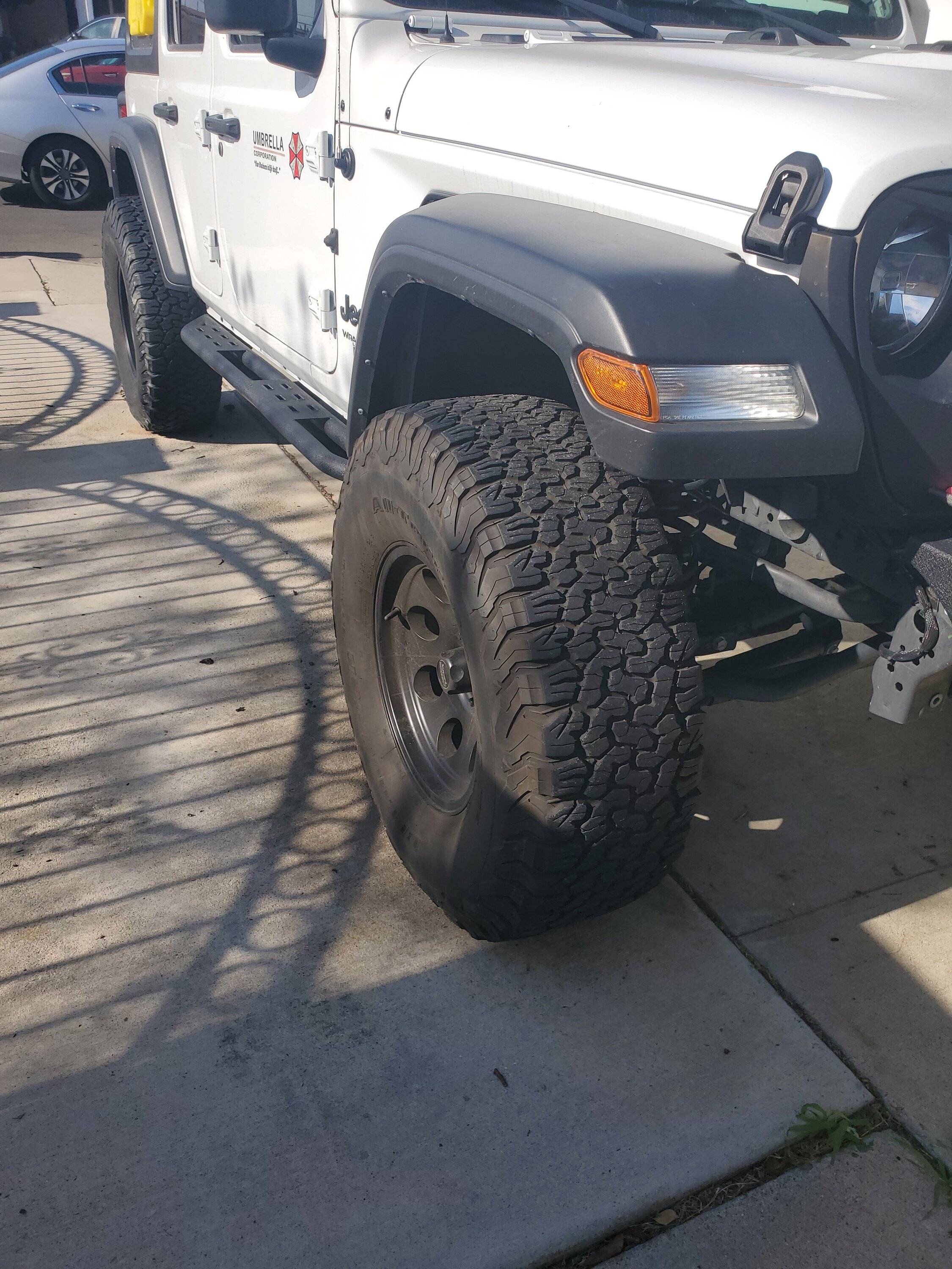 Jeep Wrangler JL Rims and offset, least amount possible 20231225_114909
