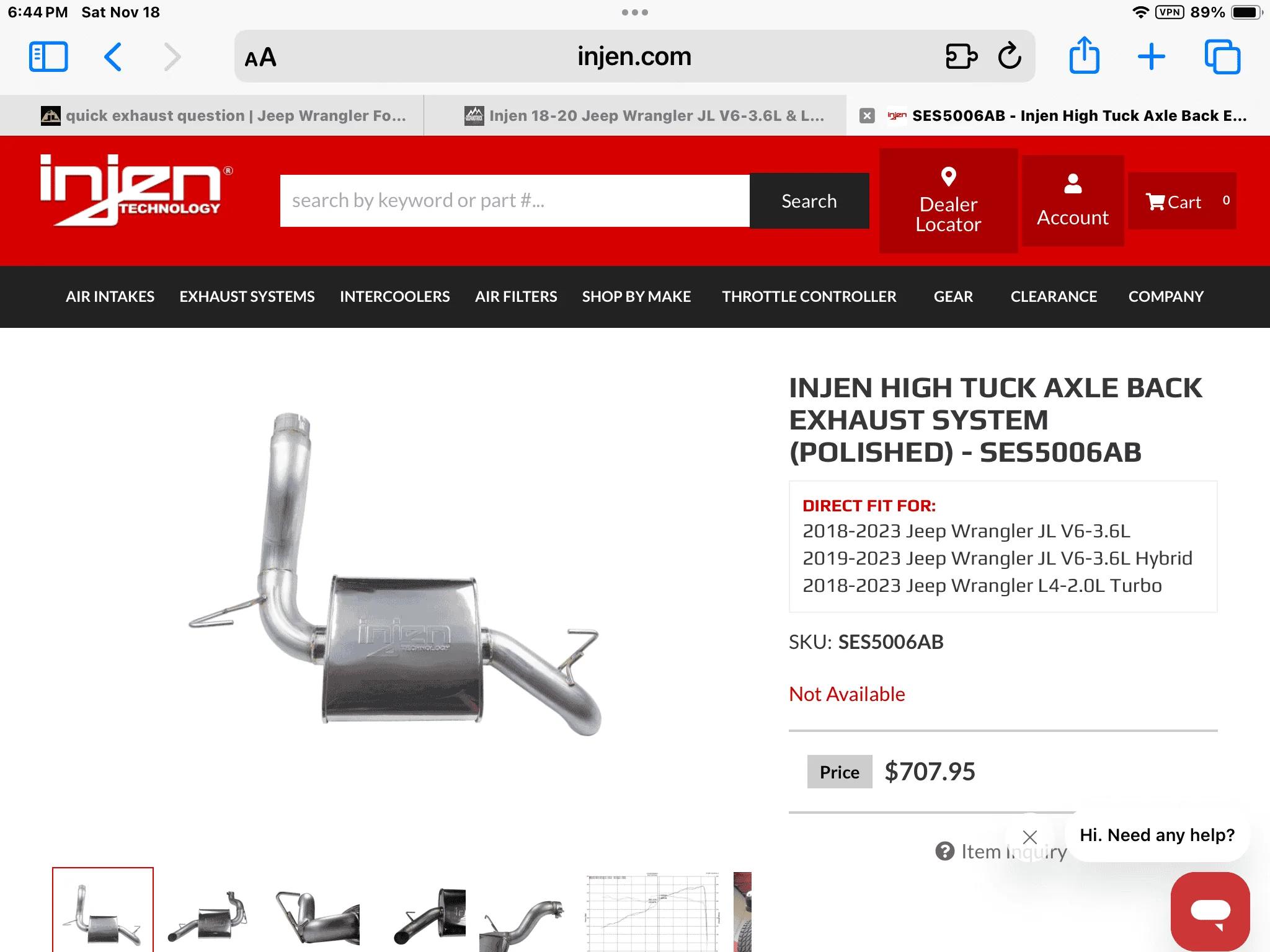 Jeep Wrangler JL Muffler upgrade for 3.6L? IMG_0503