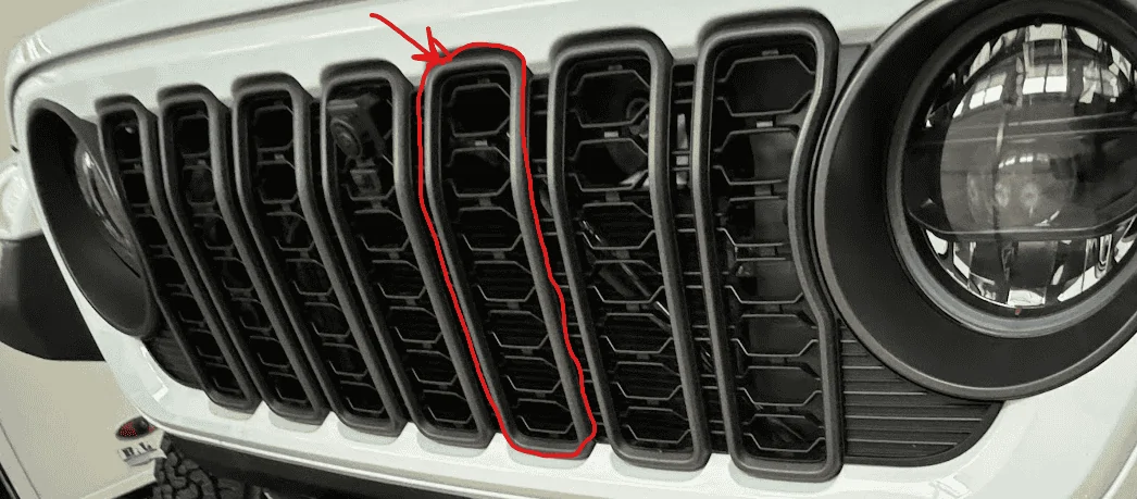 Jeep Wrangler JL How Can We Help? 2024 grill trim piec