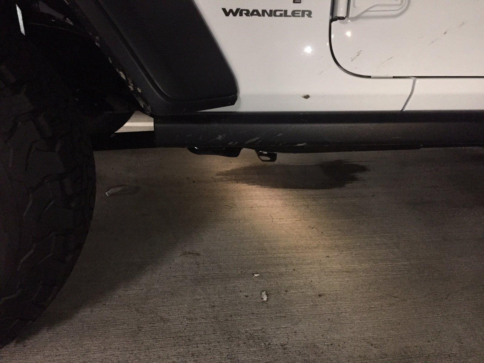 Jeep Wrangler JL Water Leaking? WaterUnderWrangler.JPG