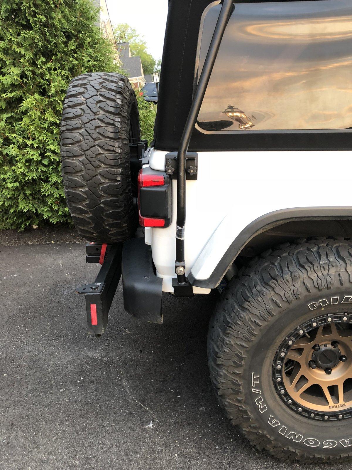 Jeep Wrangler JL Gobi rack installed 2CB788A5-7CCD-4B5D-AE65-5B1B220ABAE1