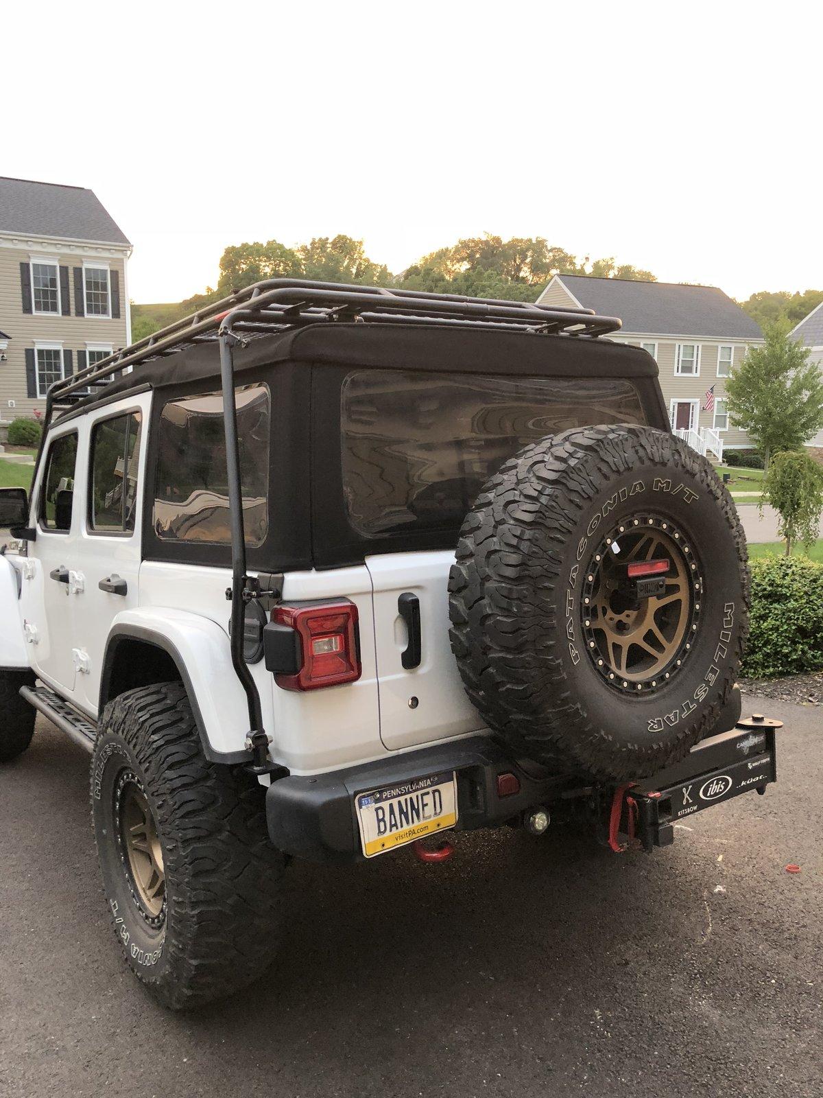 Jeep Wrangler JL Gobi rack installed 0B983A82-1E48-493D-8928-D5D081ACCDEE
