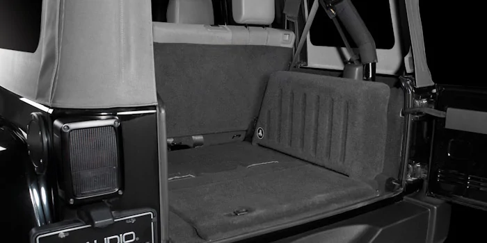 Jeep Wrangler JL Audio System Aftermarket Upgrade stealthbox