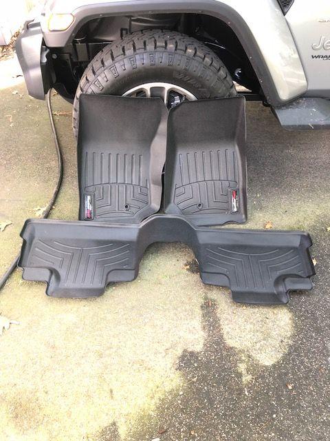 Jeep Wrangler JL Weathertech floor liners for JK WT liners