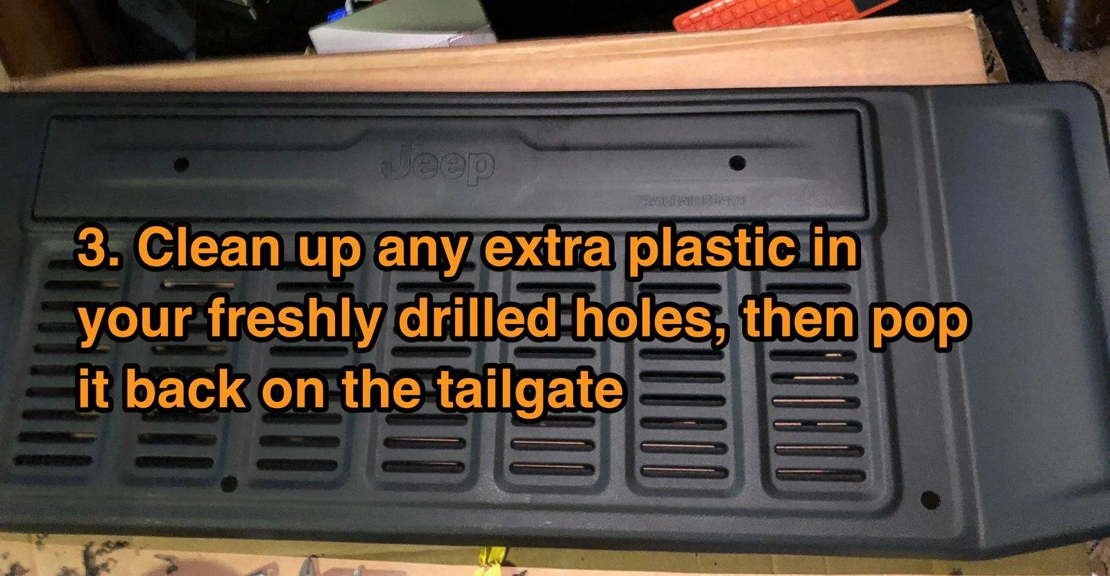 Jeep Wrangler JL Tuffy Tailgate Lockbox #349 Install 3_-_IMG_1227
