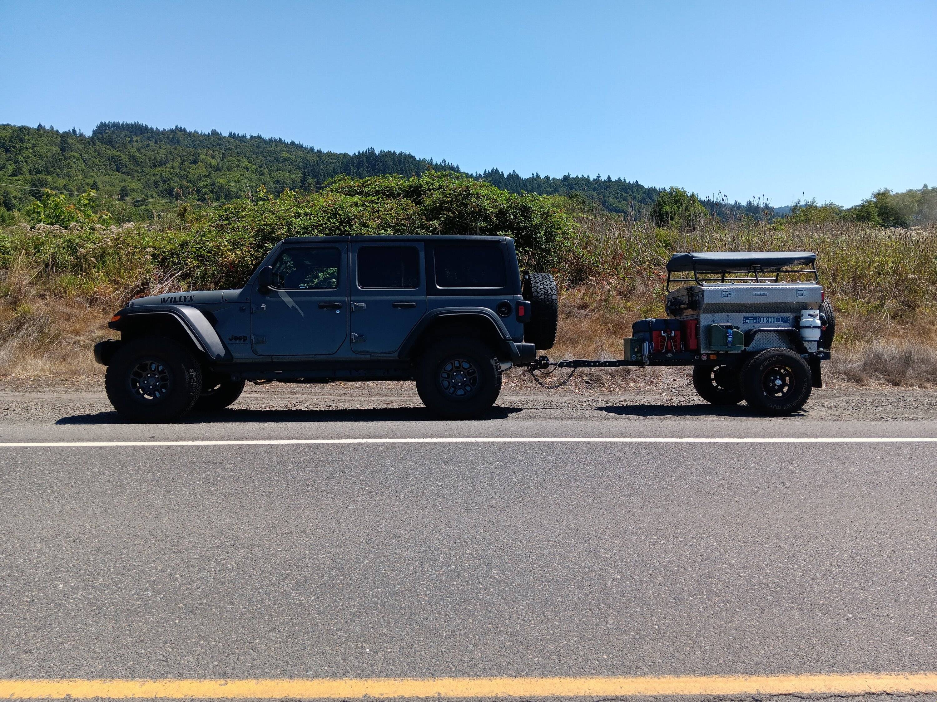 Jeep Wrangler JL Gratuitous towing pics 20230731_130425