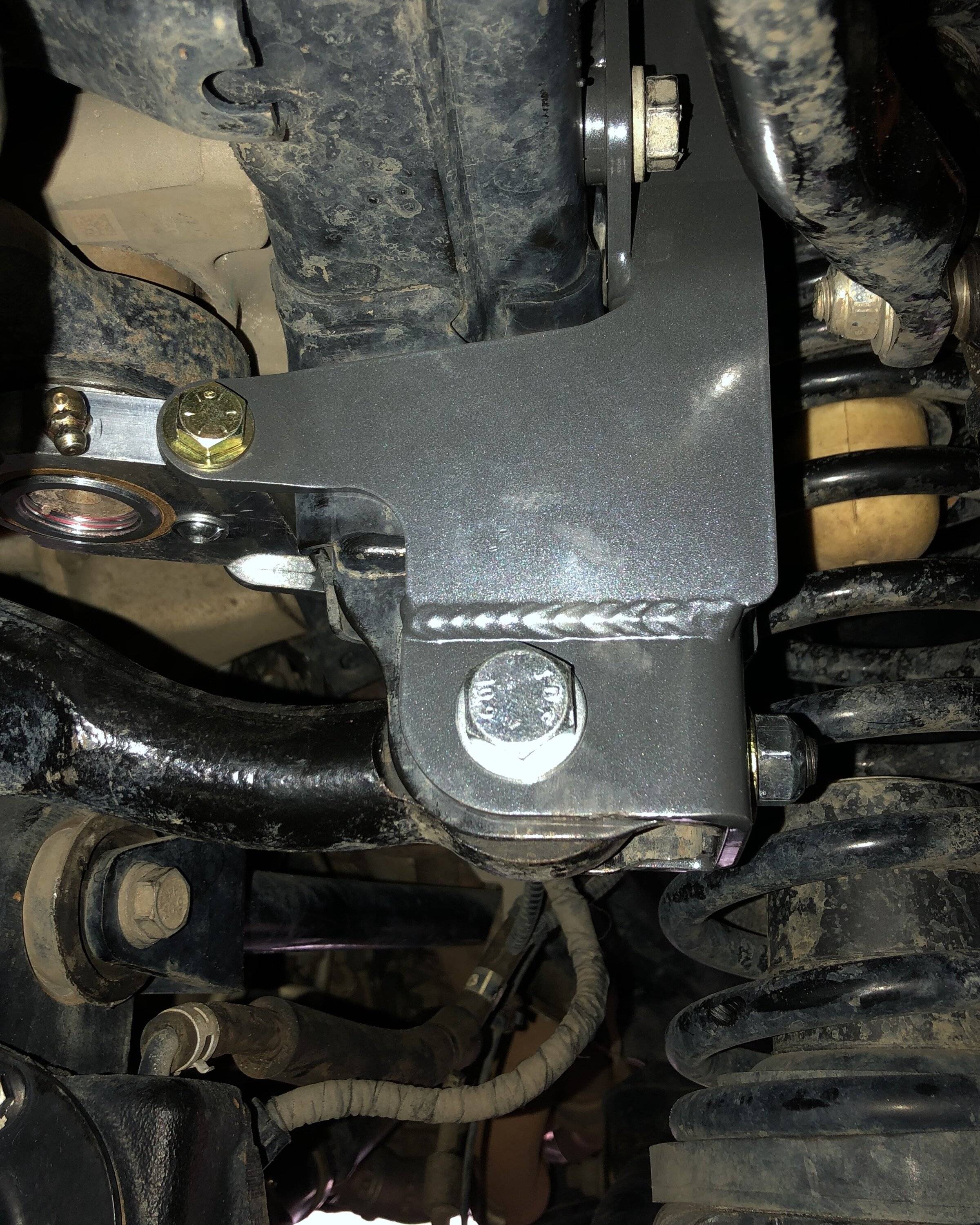 Jeep Wrangler JL All track bar reinforcement bracket options IMG_3361