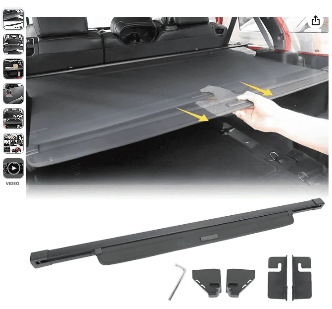 Jeep Wrangler JL Cargo Cover 1704488075733