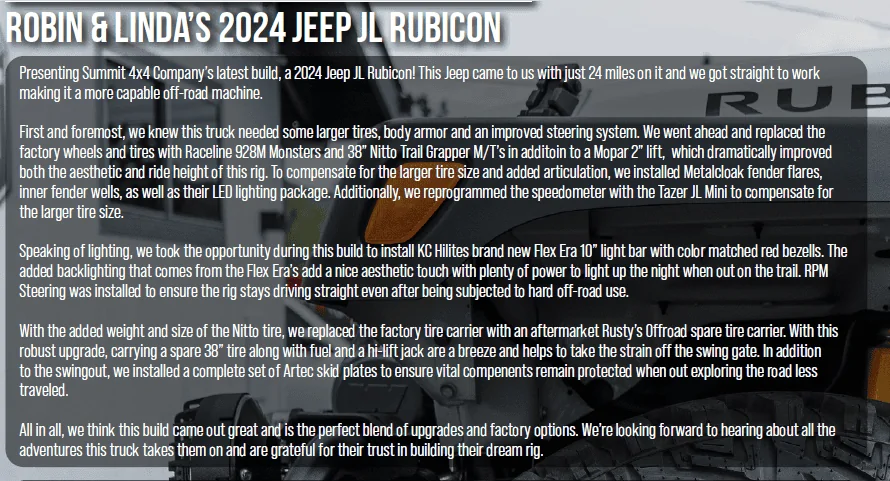 Jeep Wrangler JL 2024 rubicon mods? 1704553199174
