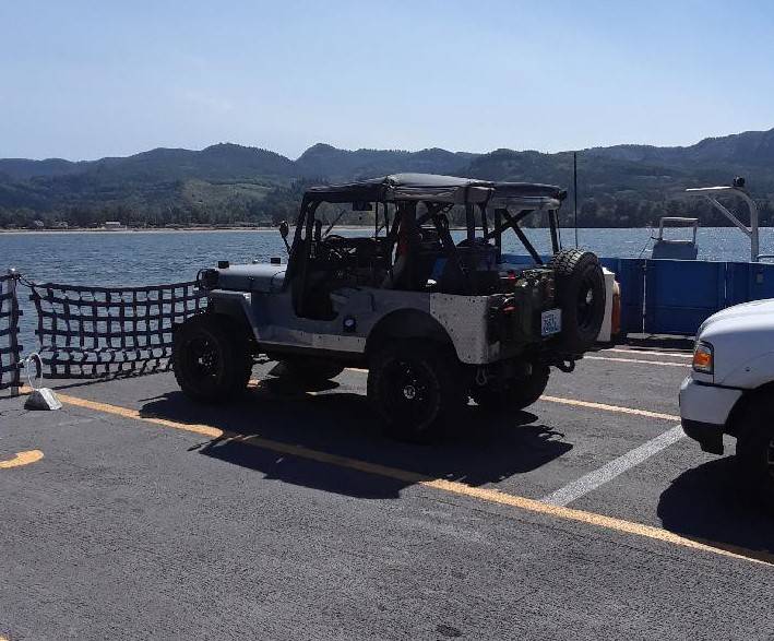 Jeep Wrangler JL Oracle LED back-up lights wiring harness question Willys on Ferry (2)