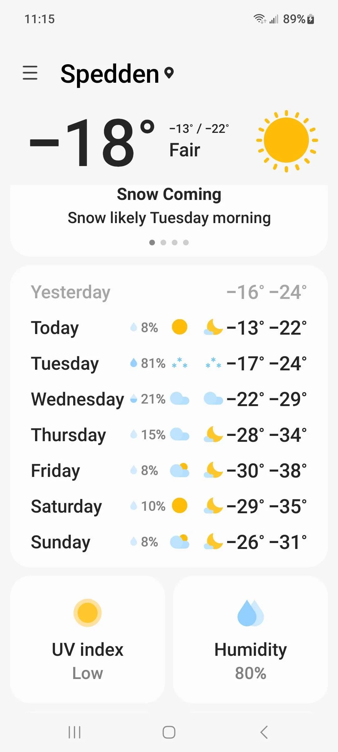 Jeep Wrangler JL Well, this is interesting... Screenshot_20240108_111515_Weather
