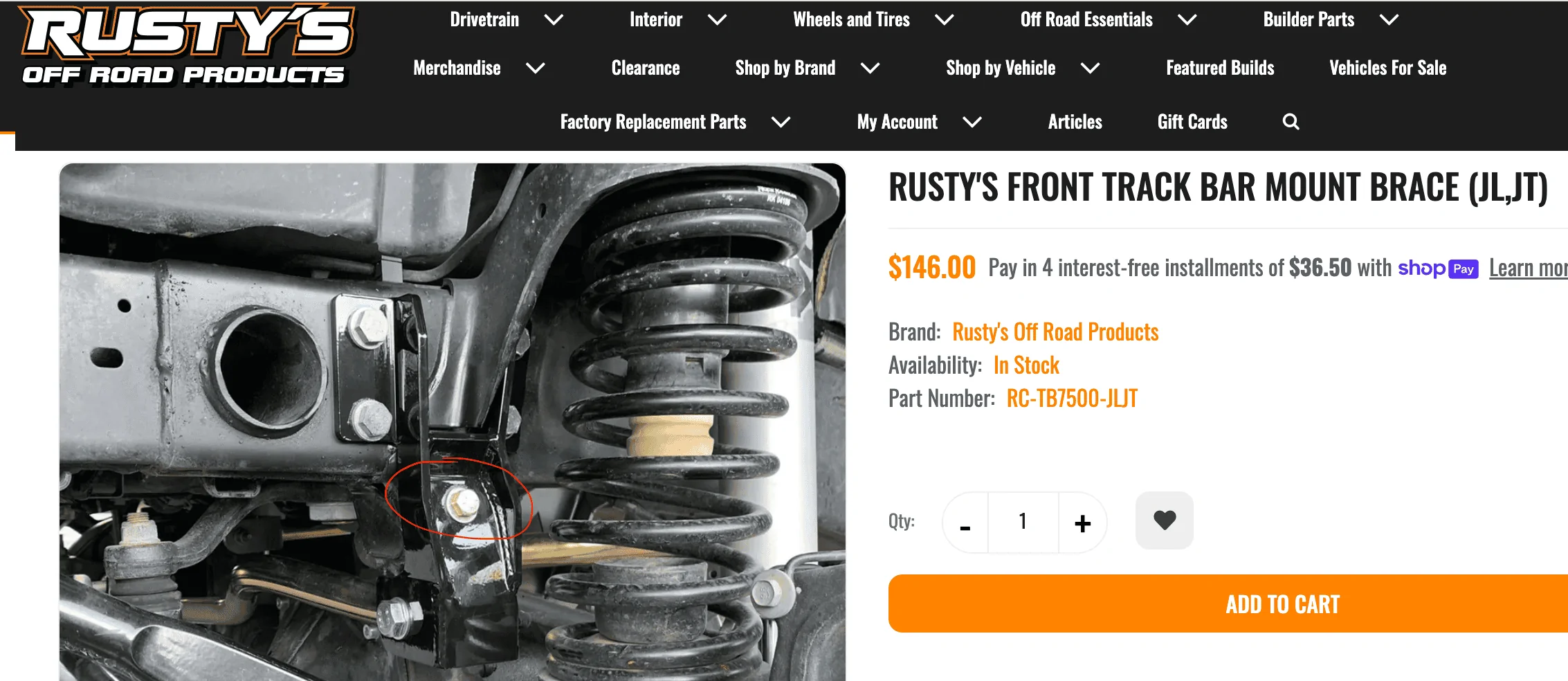 Jeep Wrangler JL All track bar reinforcement bracket options Screenshot 2024-01-09 at 5.14.32 PM