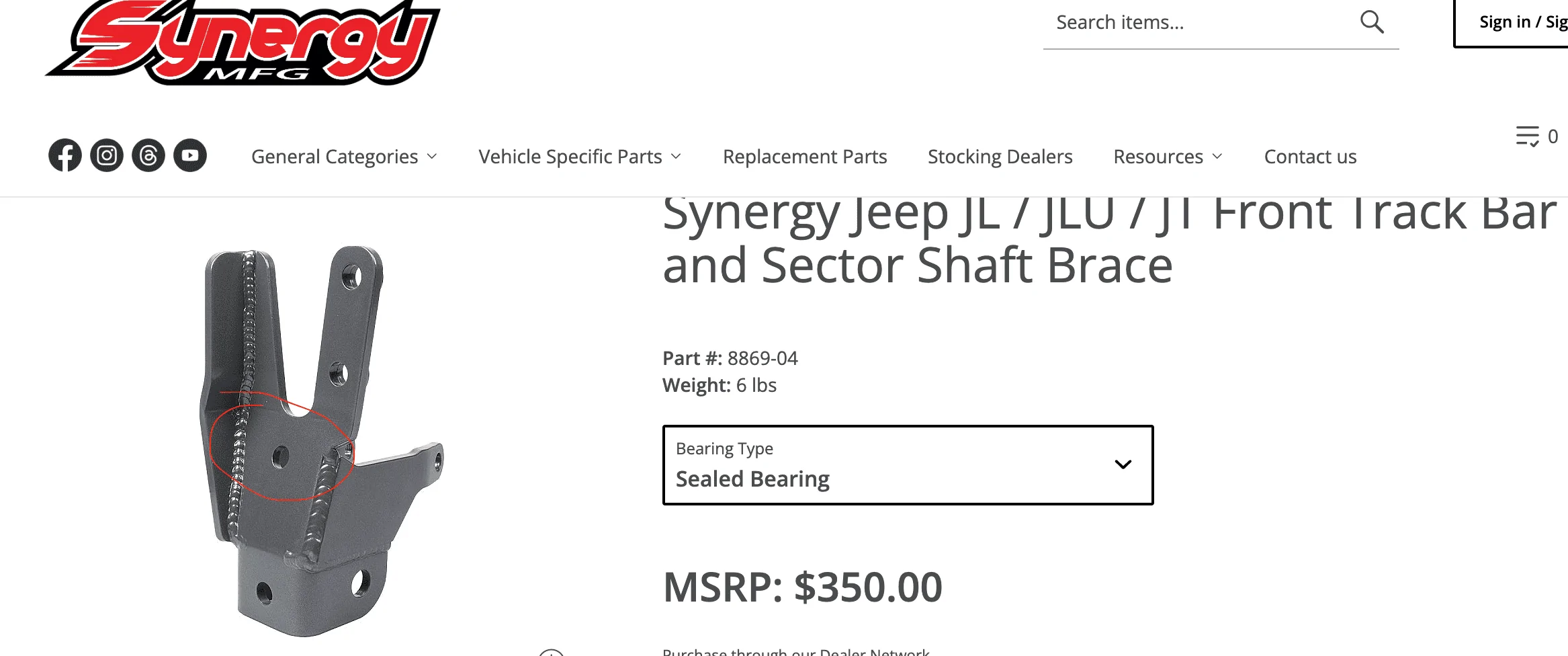 Jeep Wrangler JL All track bar reinforcement bracket options Screenshot 2024-01-09 at 5.15.36 PM