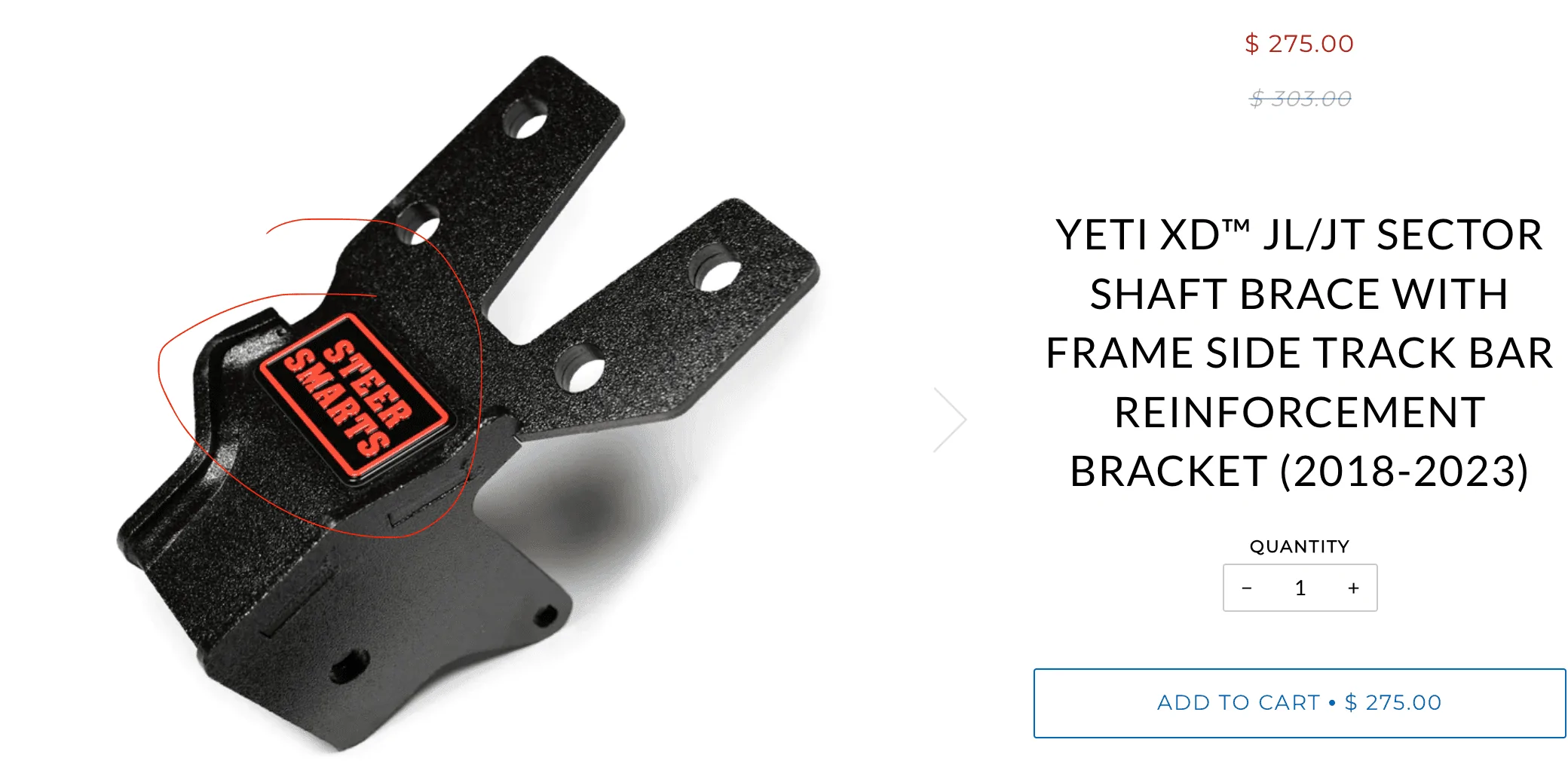 Jeep Wrangler JL All track bar reinforcement bracket options Screenshot 2024-01-09 at 5.16.04 PM