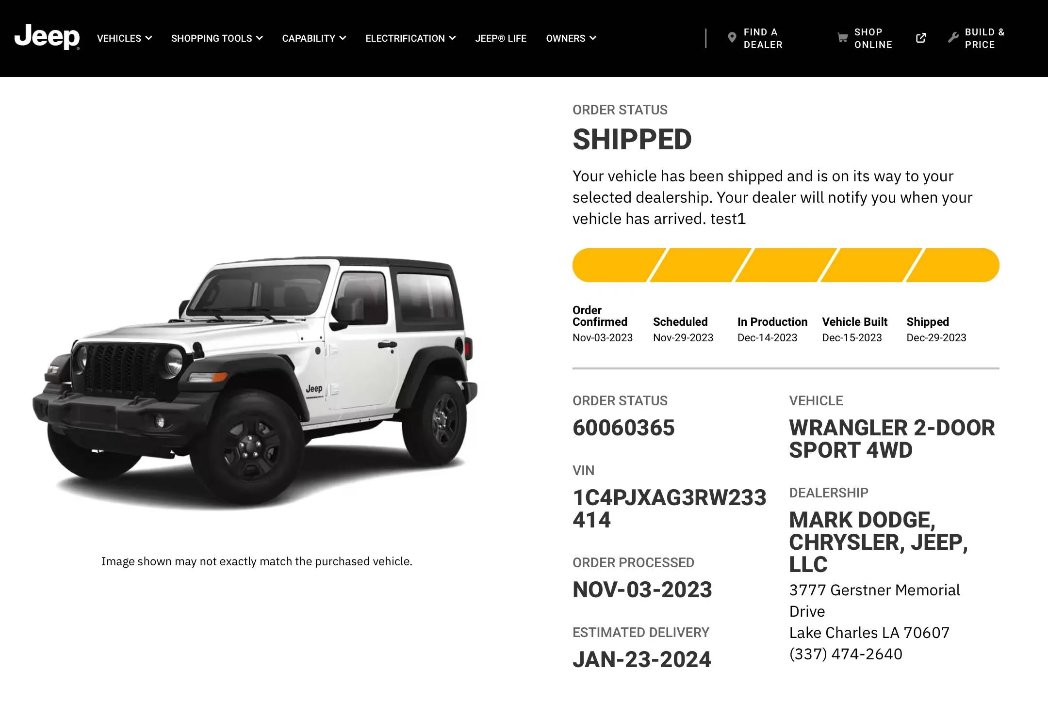 Jeep Wrangler JL 2024 Order Waiting Room IMG_0429