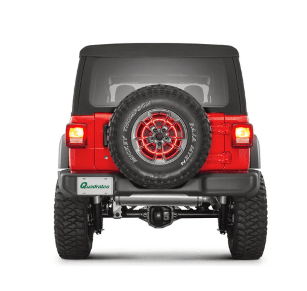 Jeep Wrangler JL 3rd brake light to use with bigger spare tire? 1704989248769