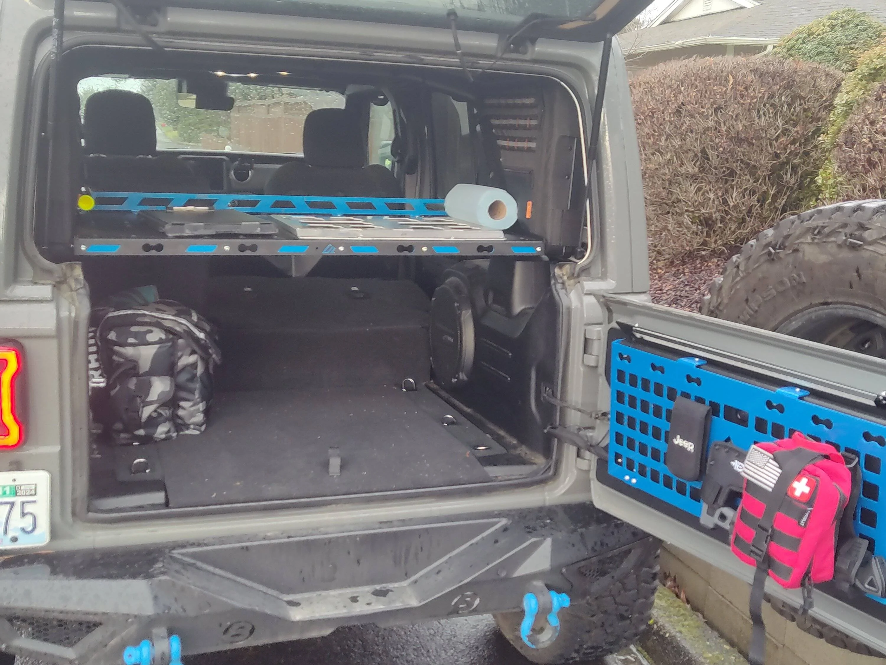 Jeep Wrangler JL Show us your Jeep's rear storage setups 1705012675724921589243510461657