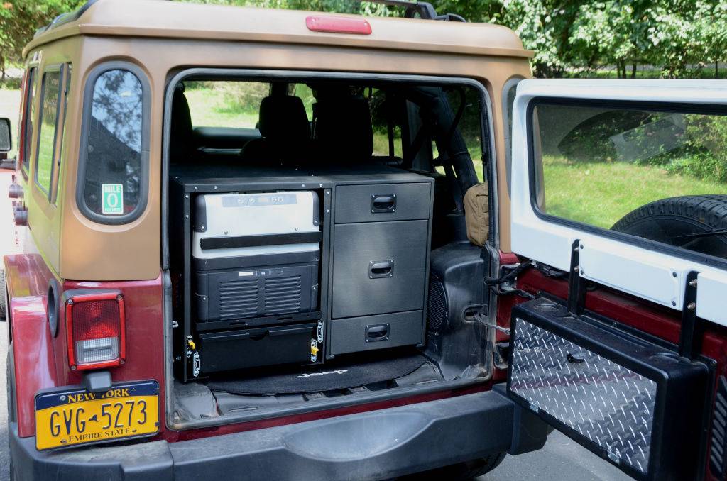Jeep Wrangler JL Morryde trail kitchen DrawerPrototype
