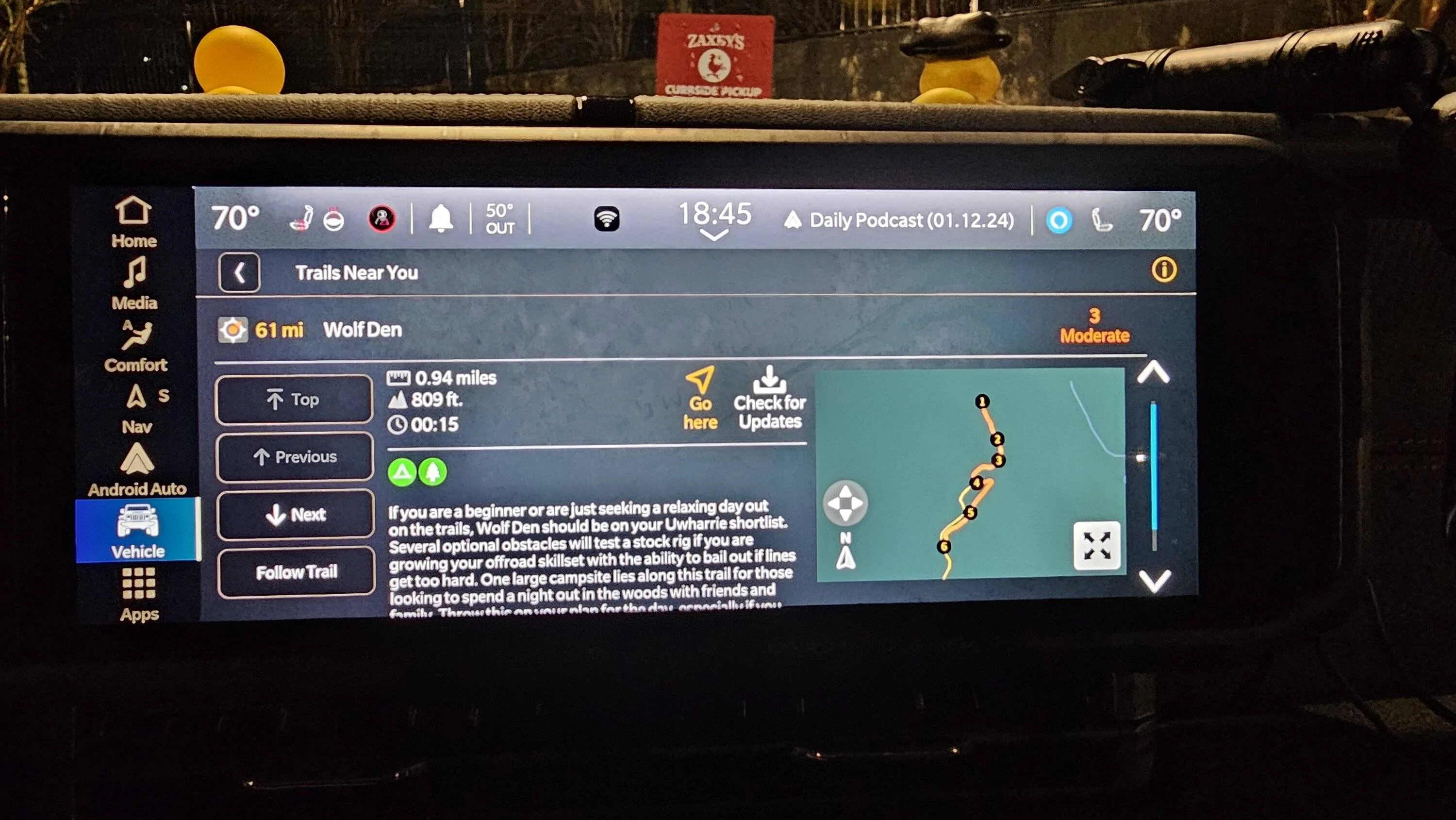 Jeep Wrangler JL Which trails app? 20240112_184540