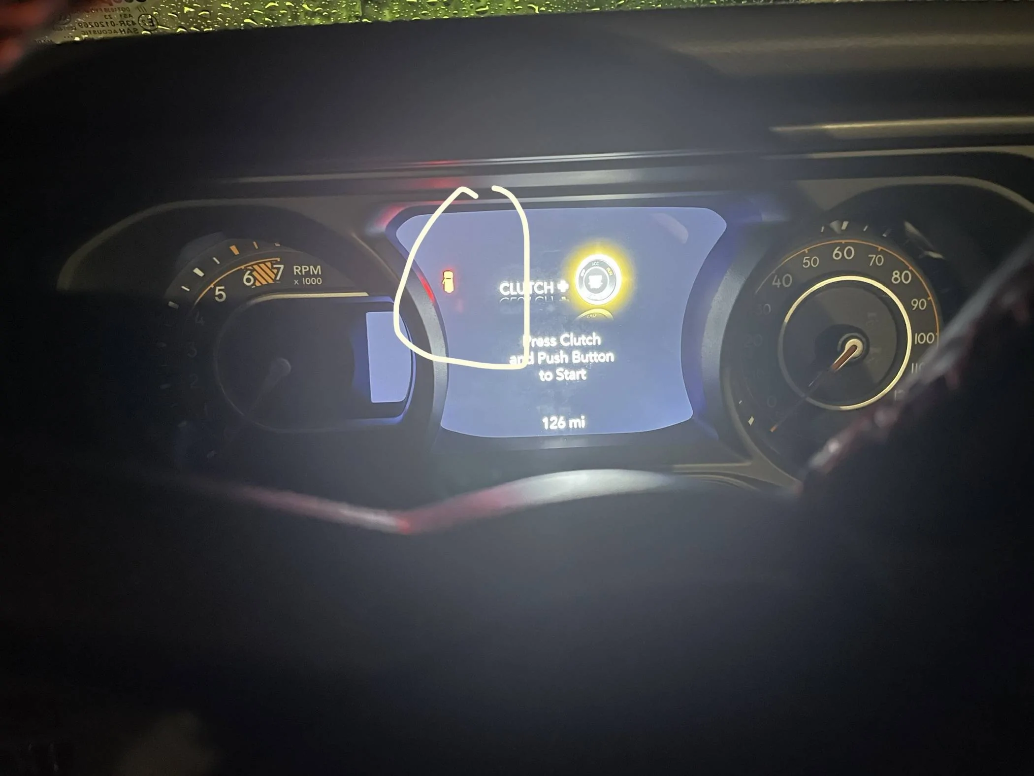 Jeep Wrangler JL Press Clutch and Push Button to Start 05786210-0B0D-4374-BC56-B968F9D578EB