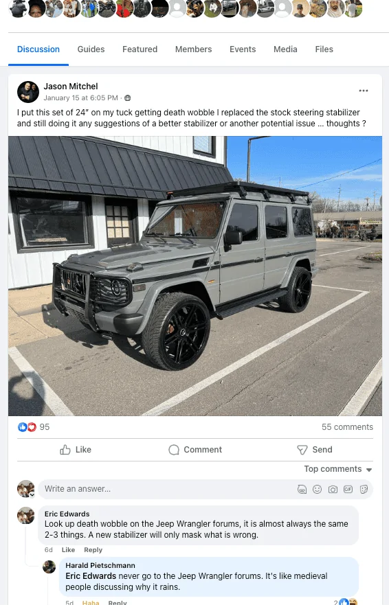 Jeep Wrangler JL Jeep People are Medieval... Screen Shot 2024-01-22 at 3.05.02 PM
