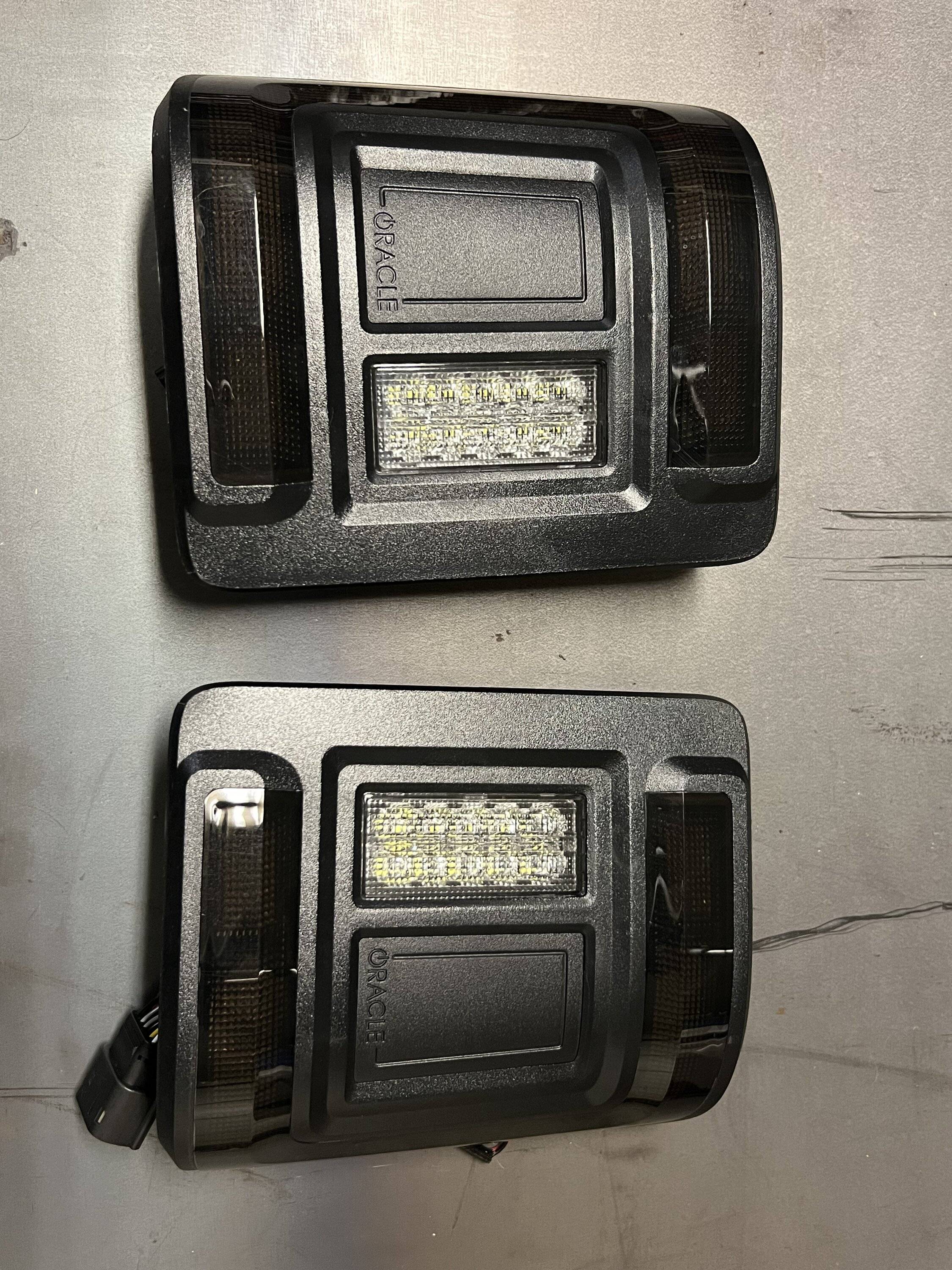Jeep Wrangler JL ORACLE flush tinted taillights IMG_6829