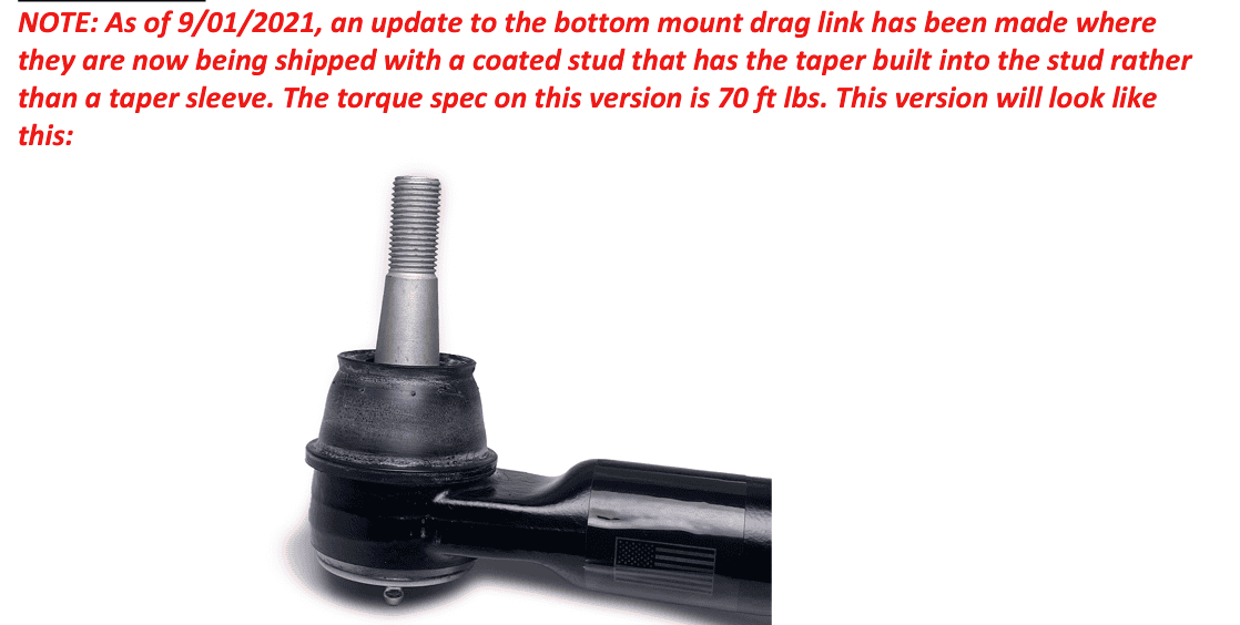 Jeep Wrangler JL Is it possible to replace just the outer drag link end? Screen Shot 2024-01-24 at 4.32.42 PM