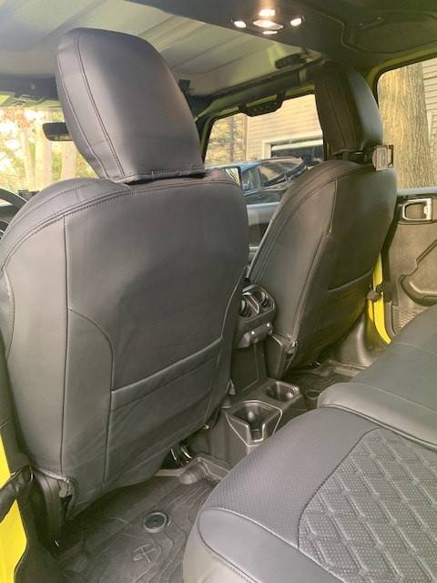 Jeep Wrangler JL Giant Panda Seat Covers - Amazon Back 1