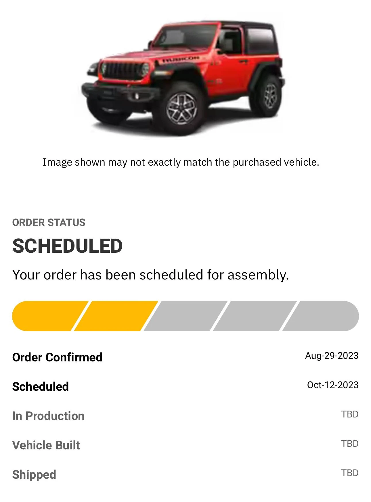 Jeep Wrangler JL Granger Order Waiting Room IMG_1469