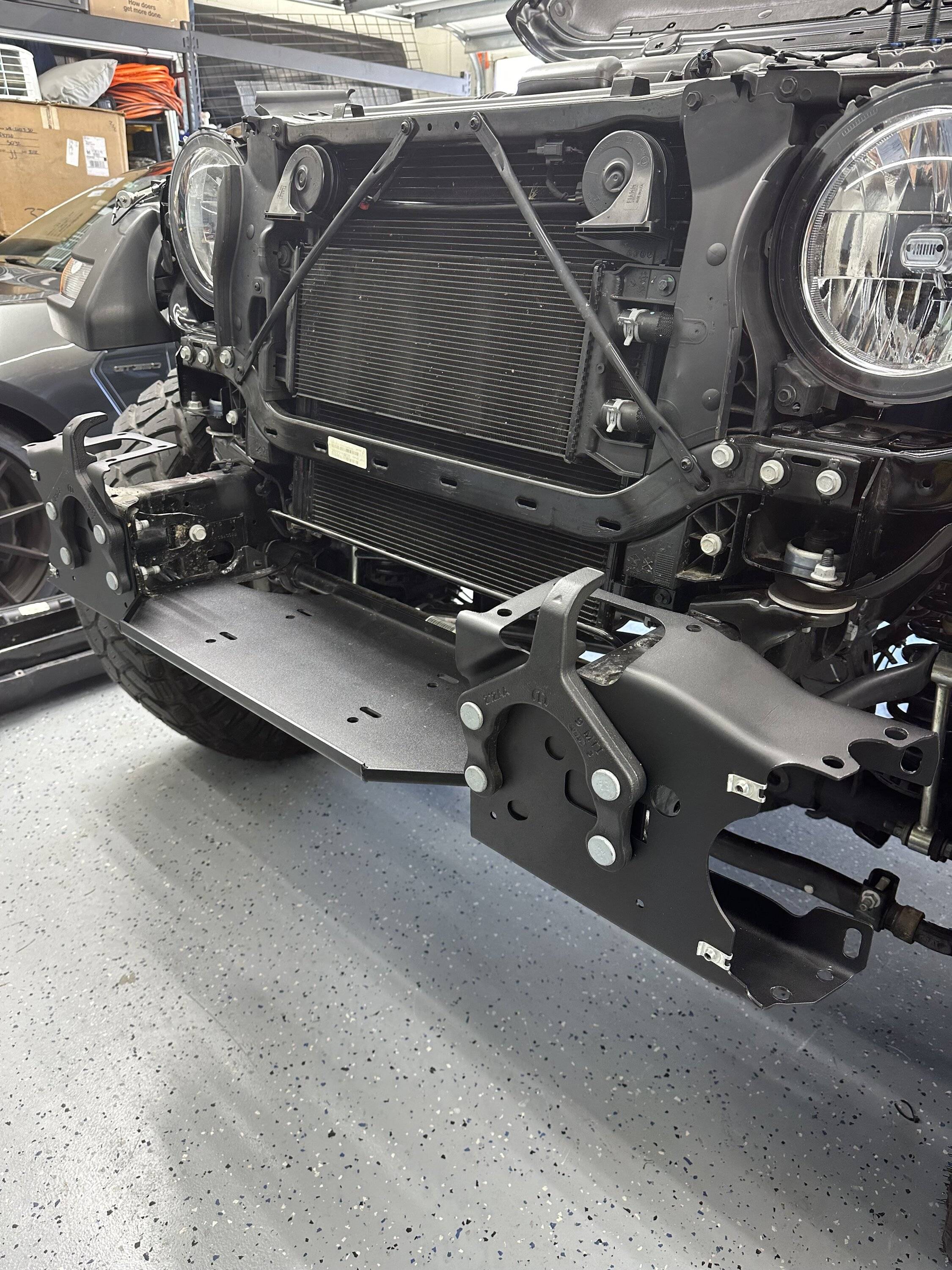 Jeep Wrangler JL My eBay bumper installed IMG_2925