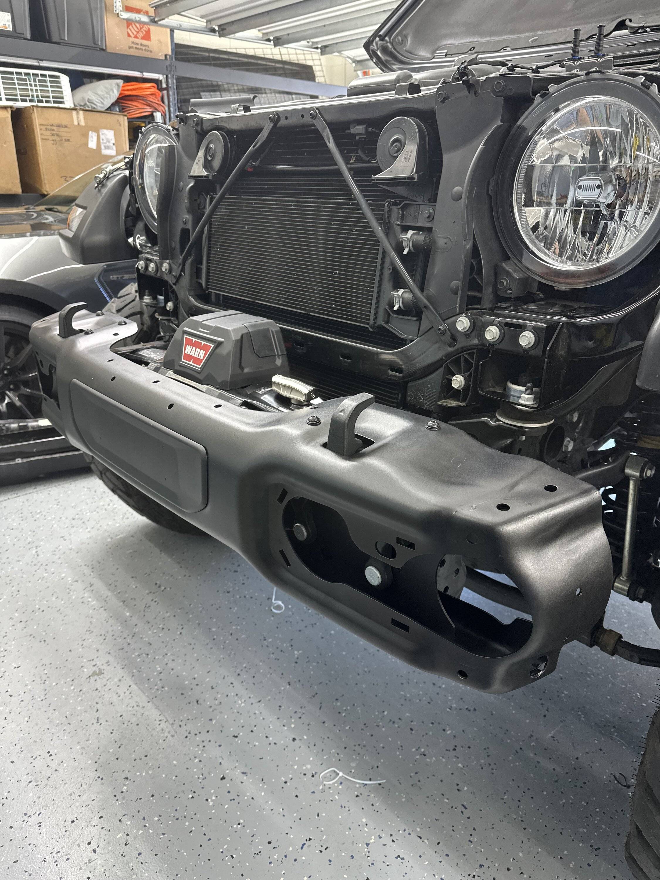 Jeep Wrangler JL My eBay bumper installed IMG_2928