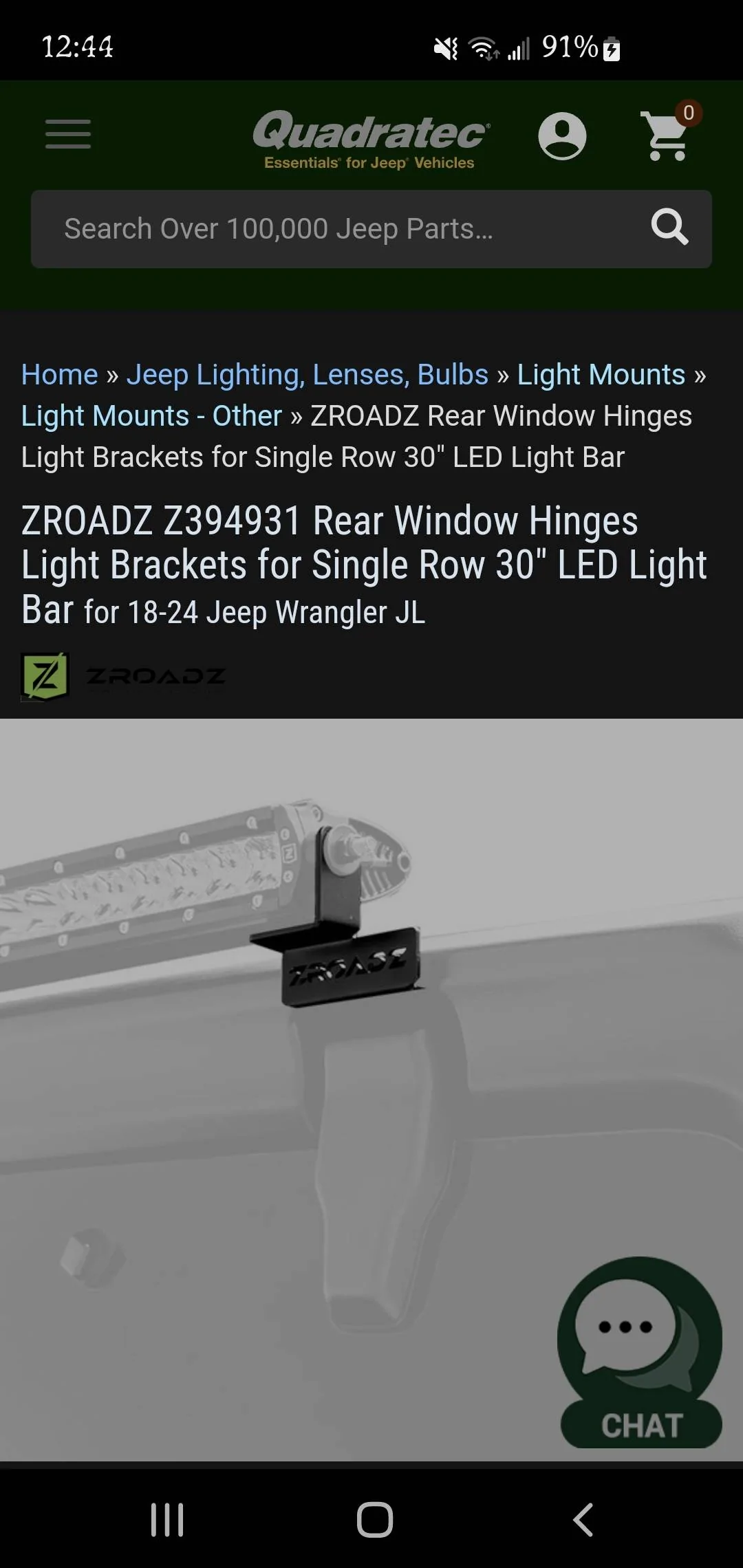 Jeep Wrangler JL Chase (dust) Light Mounting Screenshot_20240202-004448_Samsung Internet