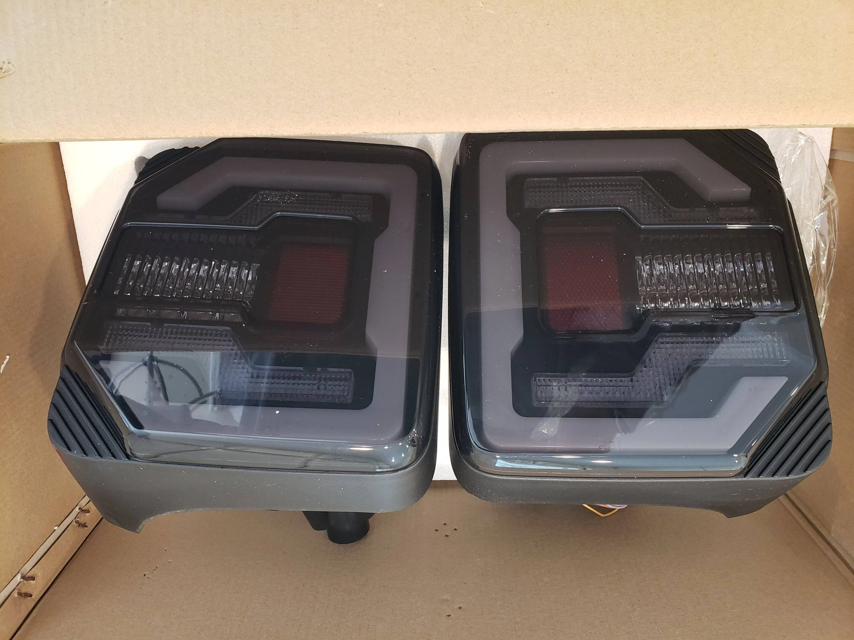 Jeep Wrangler JL Renegade sequential smoked tail lights - $120 20240202_122828