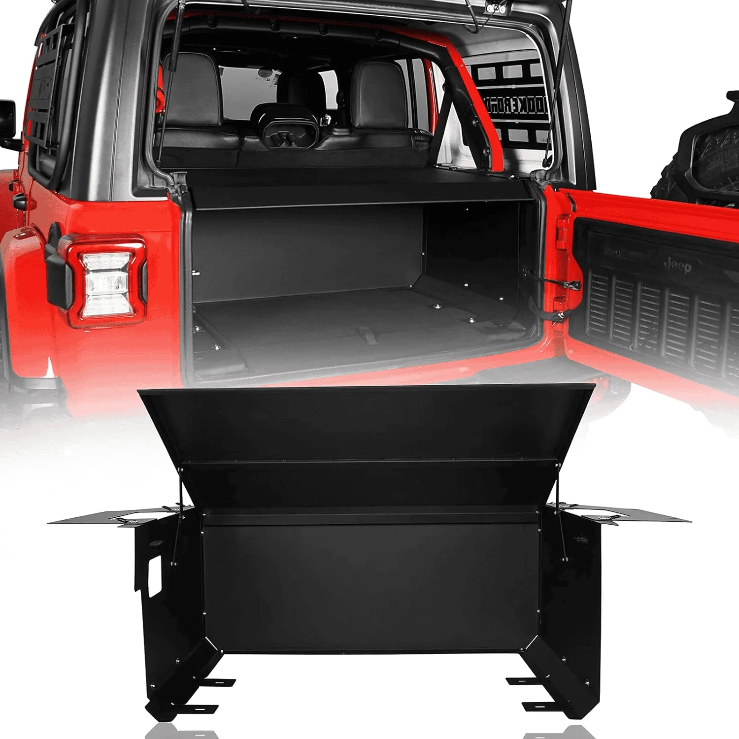 Jeep Wrangler JL Topless Rear Security Options 1706901460813