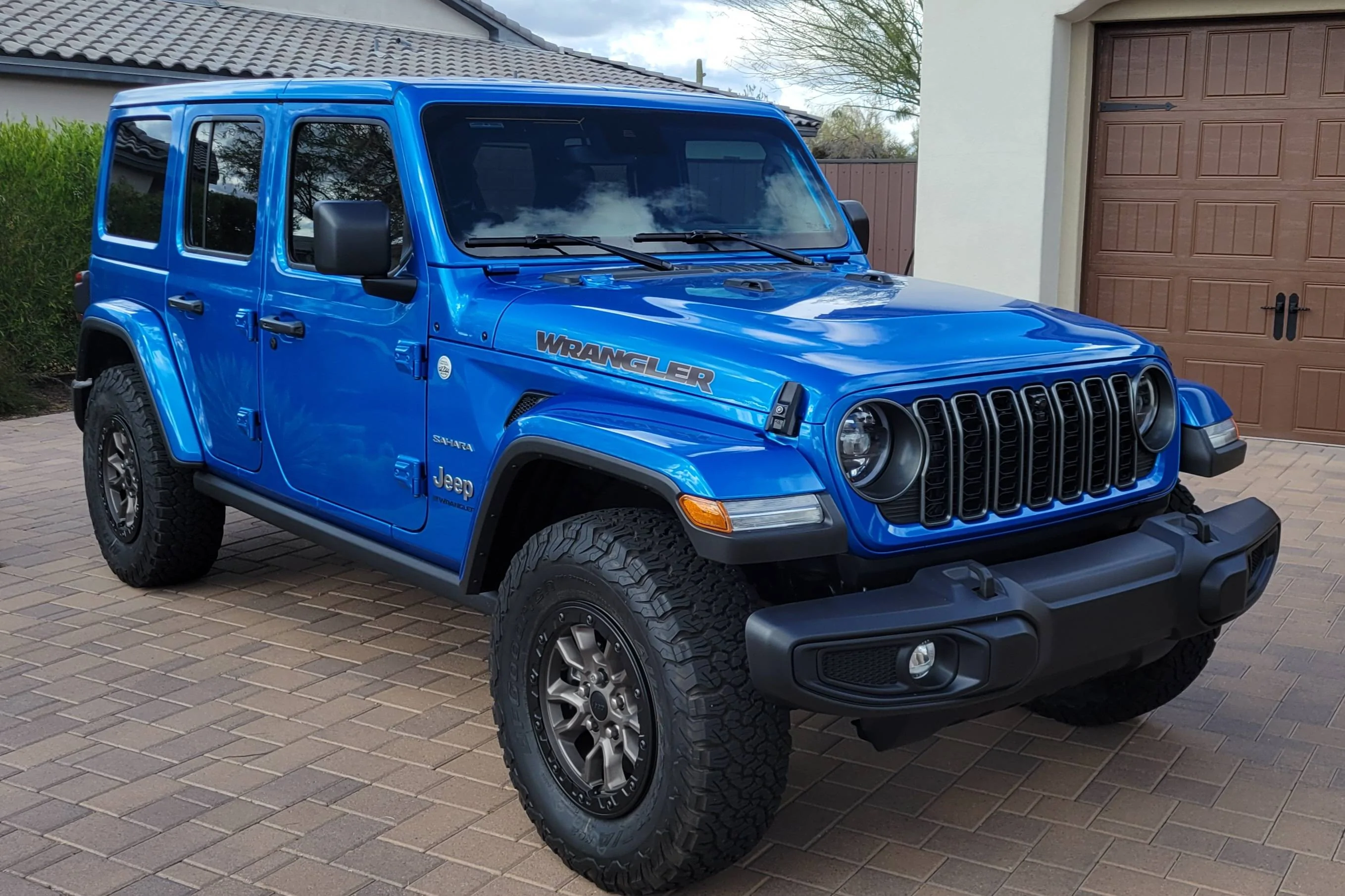Jeep Wrangler JL How to remove 2024 Silver Sahara Grille Insert 20240202_140806