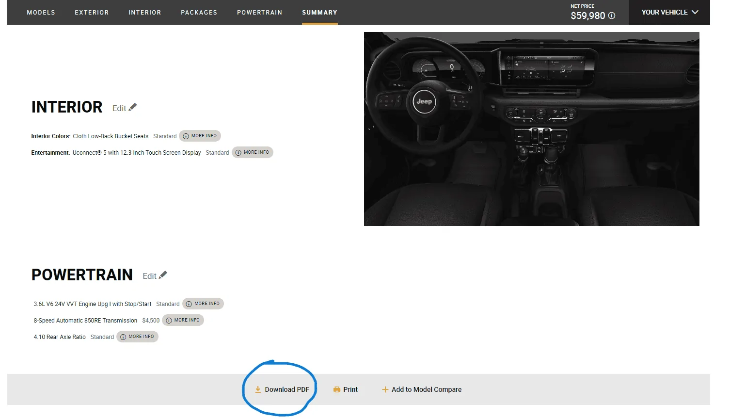Jeep Wrangler JL Ordering MY24 Jeep question build sheet
