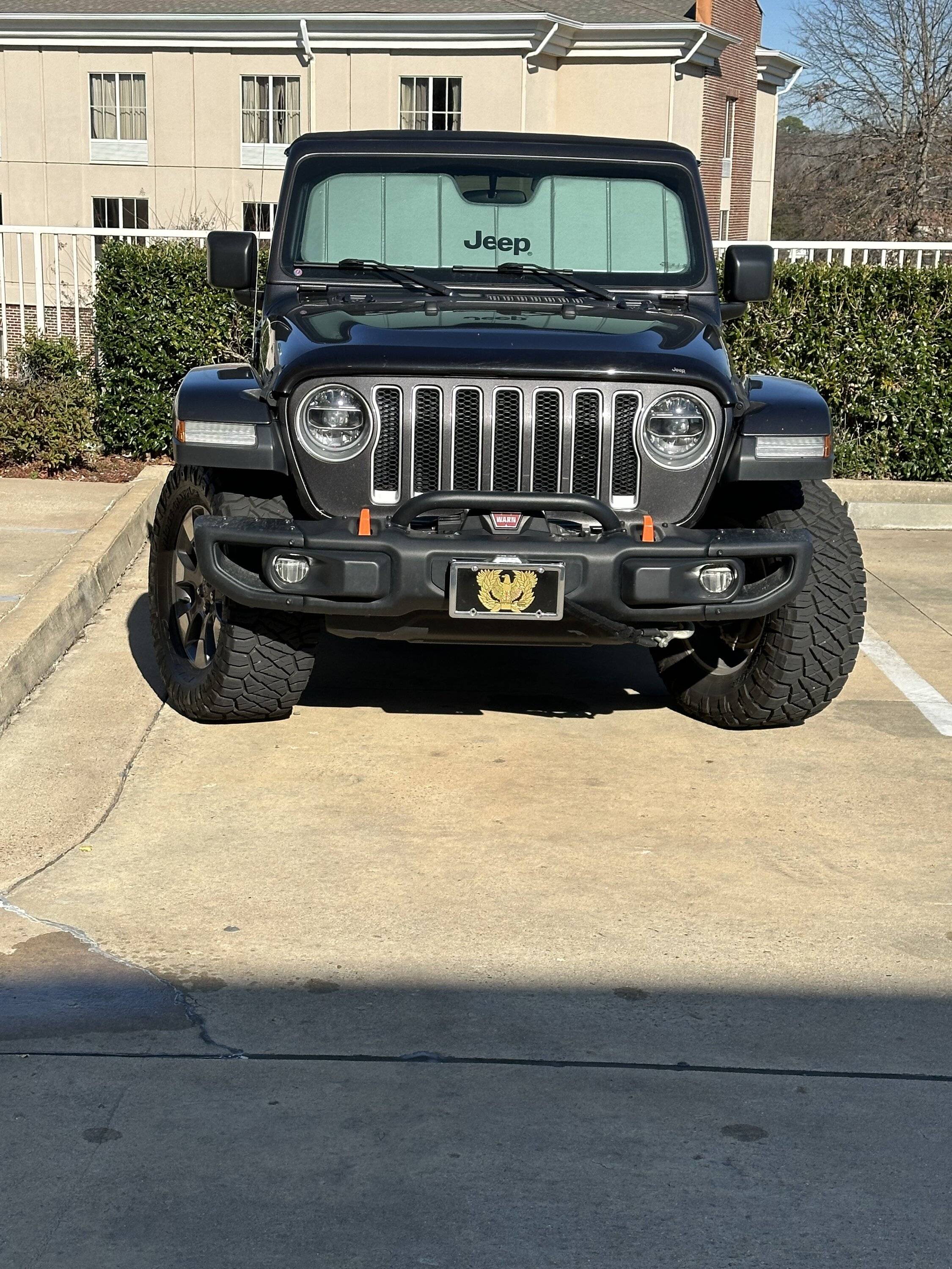 Jeep Wrangler JL Factory or Warn Low Grill Guard IMG_6456