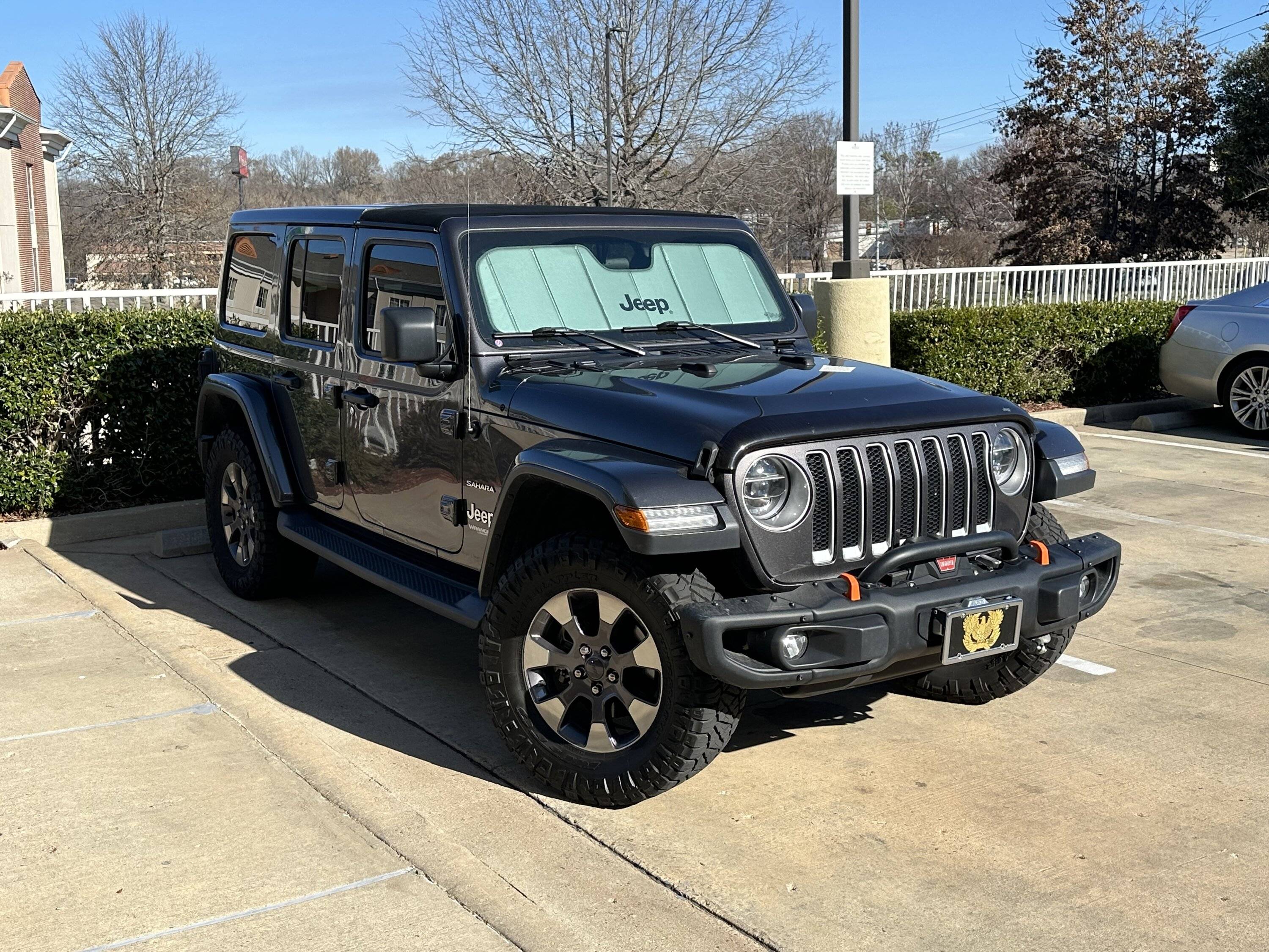 Jeep Wrangler JL Factory or Warn Low Grill Guard IMG_6457