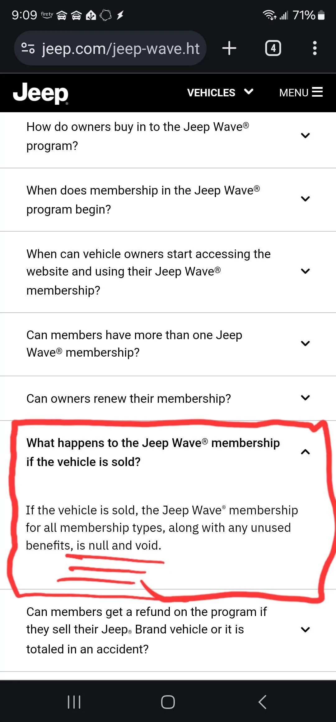Jeep Wrangler JL Joining Jeep wave program, and getting oil changes. Screenshot_20240205_210932_Chrom