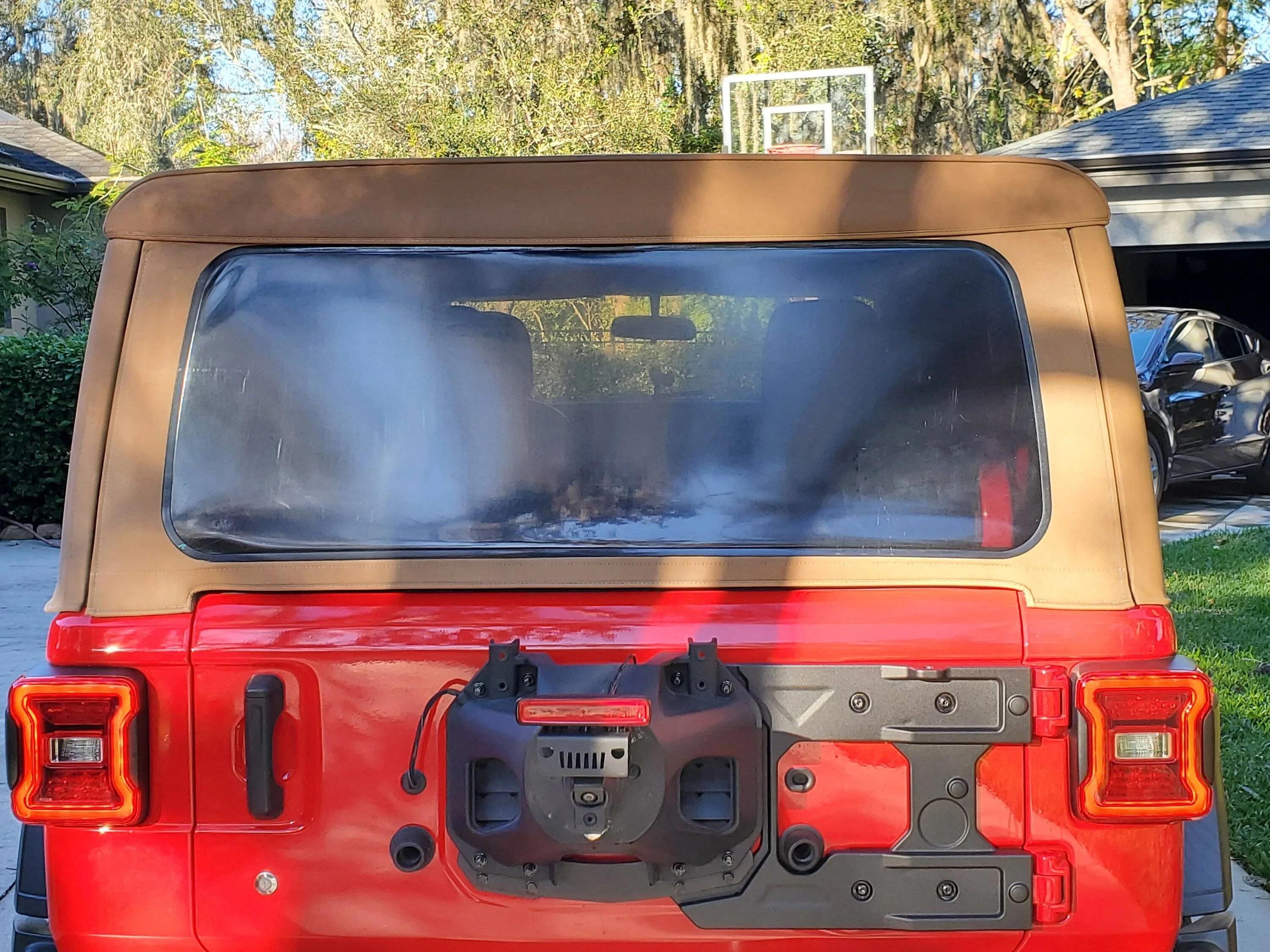Jeep Wrangler JL JLU OEM Tan Soft Top Excellent condition 20240120_161850