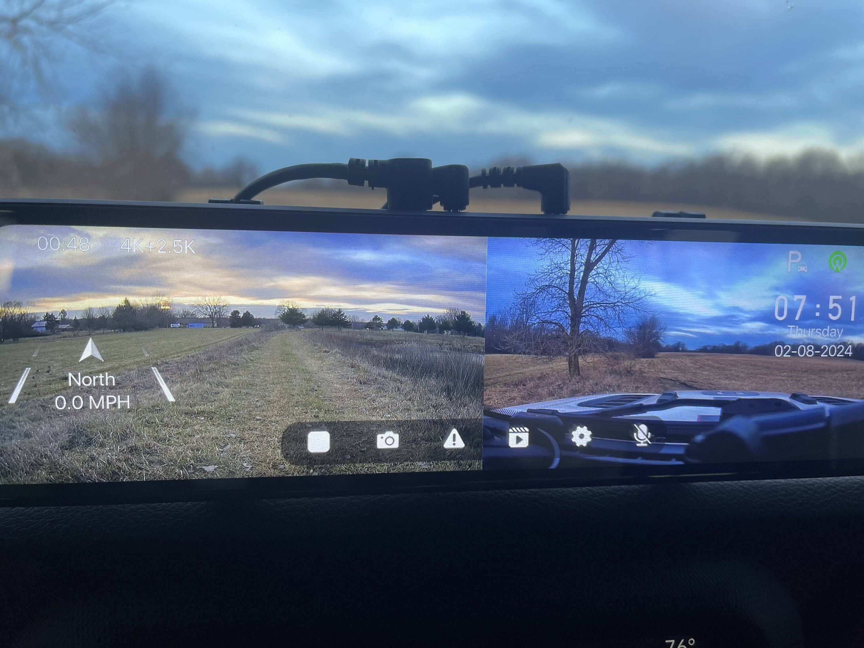 Jeep Wrangler JL The Wolfbox G900 4k Front Camera 2.5k rear camera Dash Cam System. My review of it The Pros and Cons IMG_0170