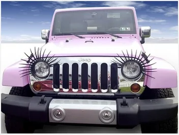 Jeep Wrangler JL Tone down robot eye look? eyelash